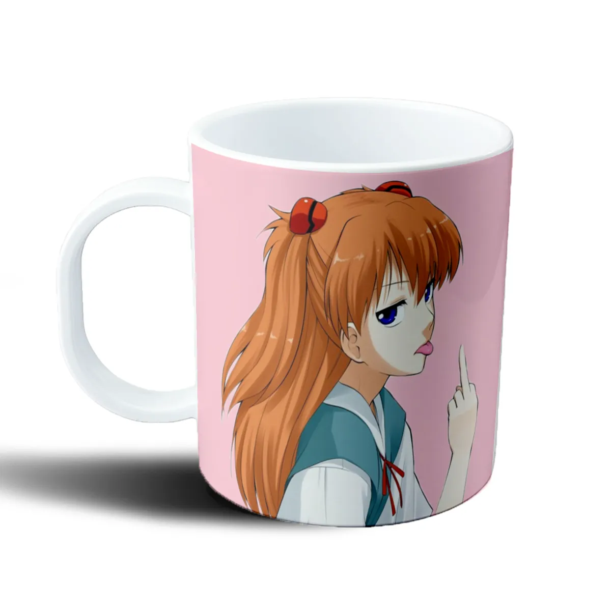 Taza de Plástico Evangelion Asuka Langley Actitud - vista 2
