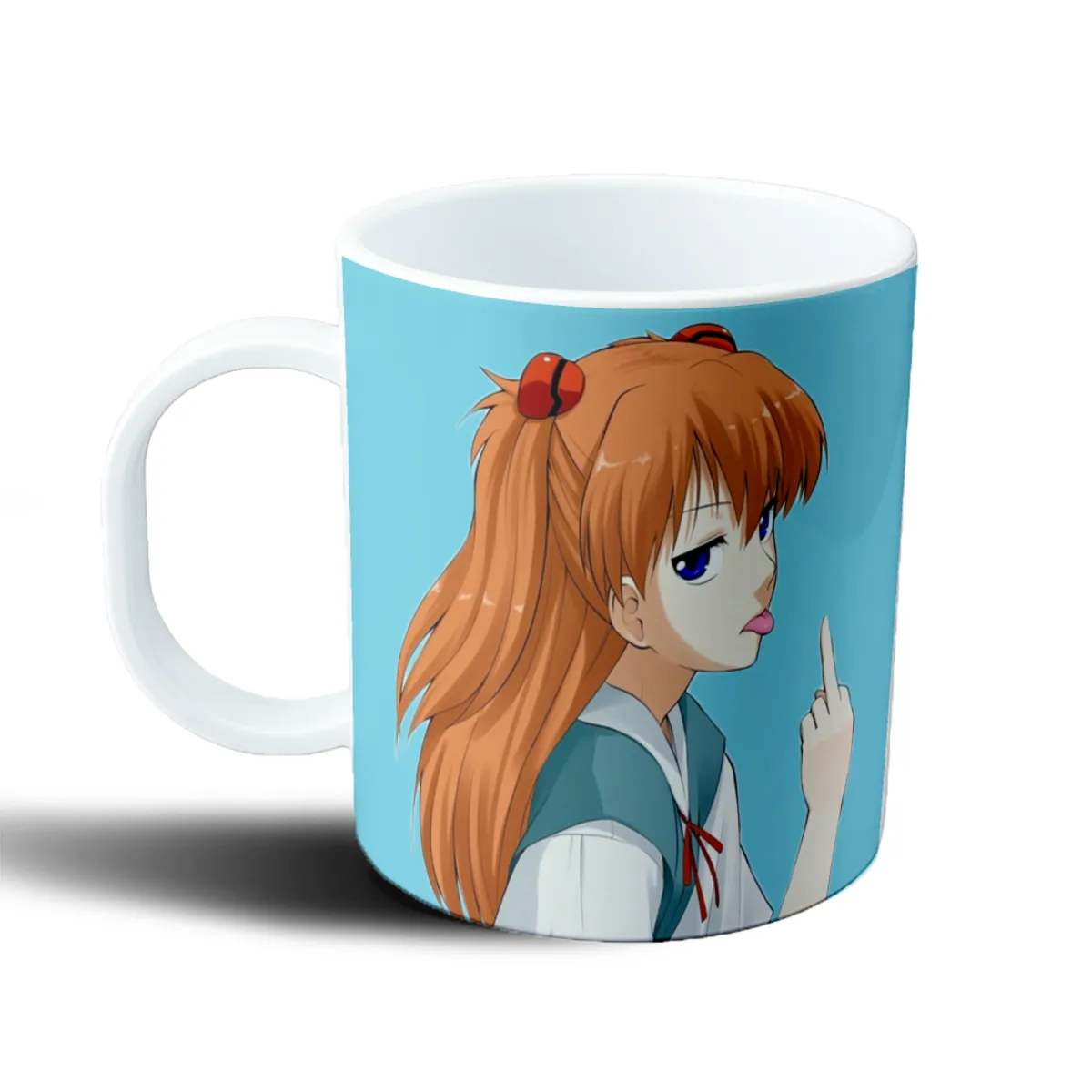 Taza de Plástico Evangelion Asuka Langley Actitud - vista 2