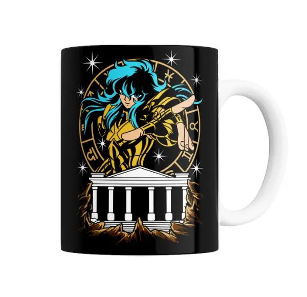 Taza de Cerámica Caballeros del Zodiaco Shaka Virgo Templo