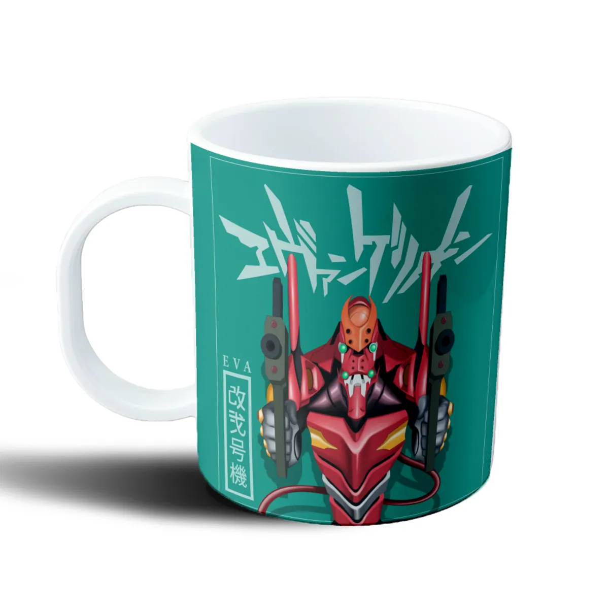 Taza de Plástico Evangelion Unidad 02 Modo Berserk - vista 2