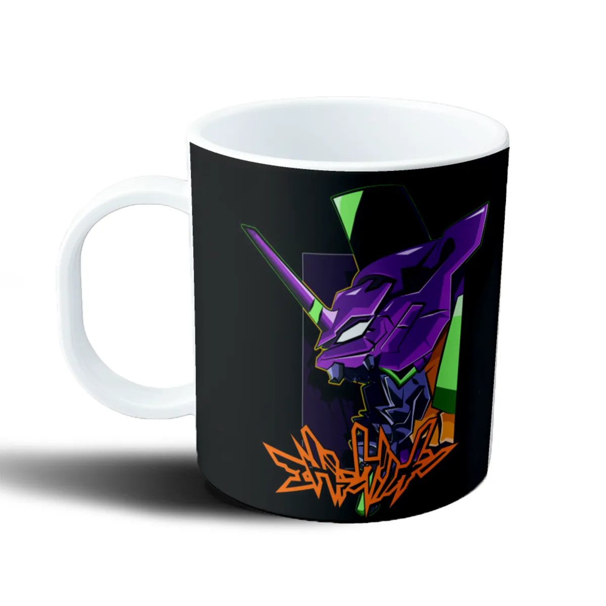Taza de Plástico Evangelion Unidad 01 Cabeza Violeta - vista 2