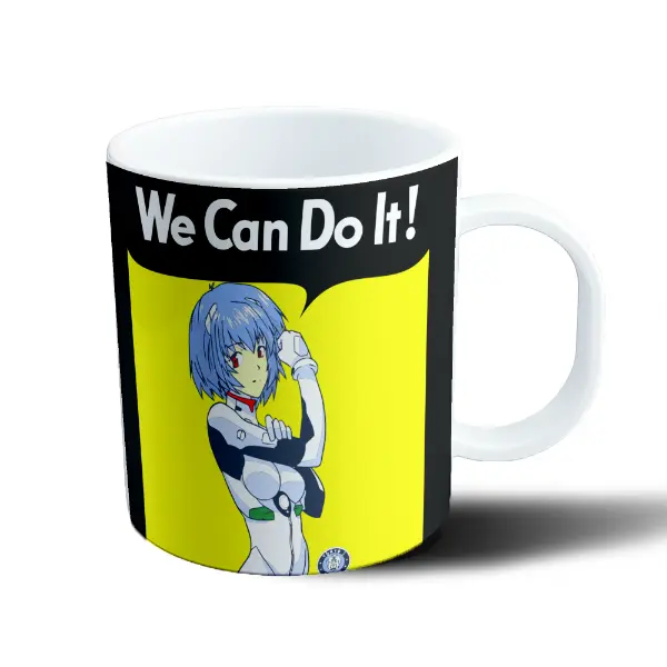 Taza de Plástico Evangelion Rei Ayanami We Can Do It