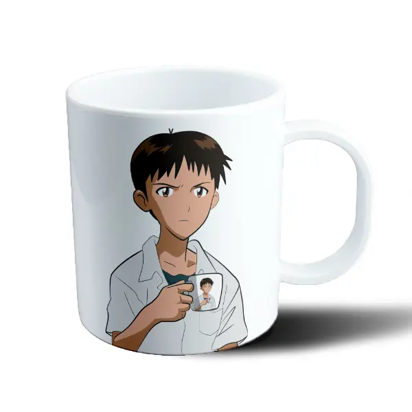 Taza de Plástico Evangelion Shinji Ikari con Taza