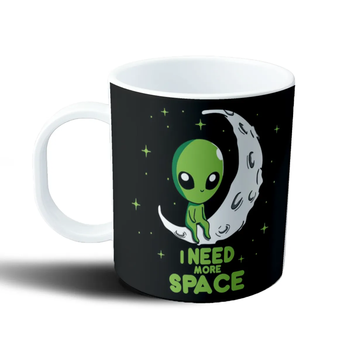 Taza de Plástico Extraterrestre I Need More Space - vista 2