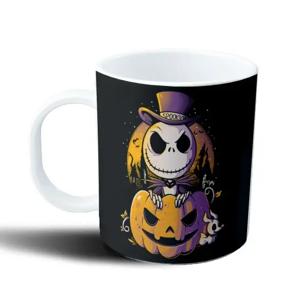 Taza de Plástico Extraño Mundo de Jack Spooky Calabaza
