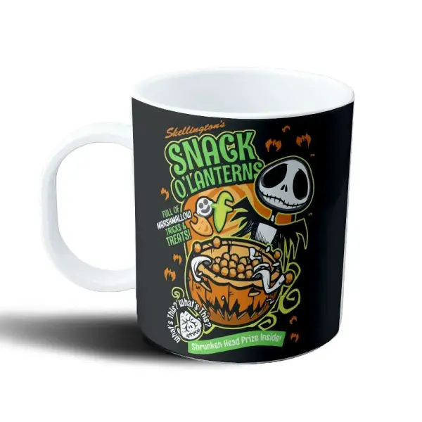 Taza de Plástico Extraño Mundo de Jack Snack O'Lanterns