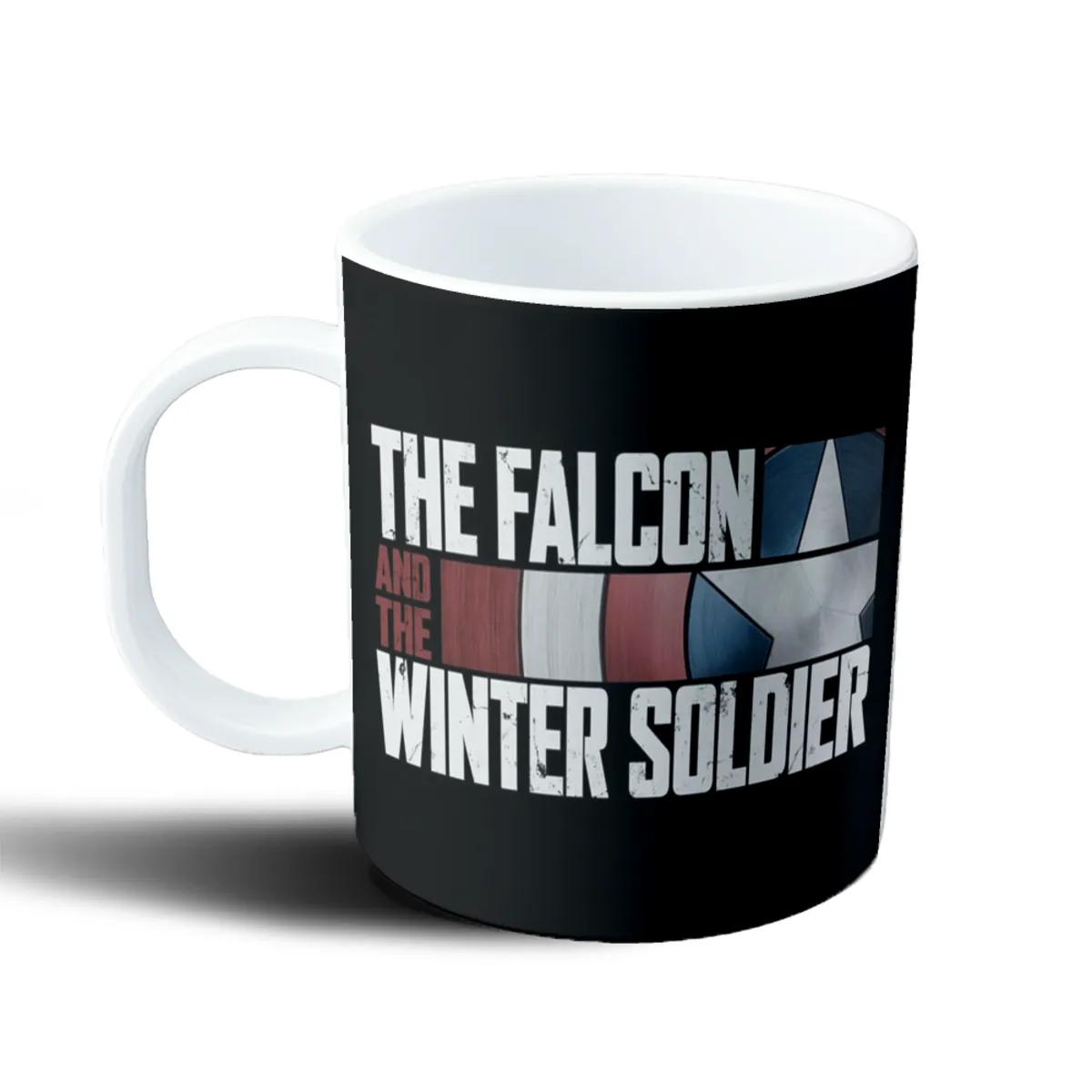 Taza de Plástico The Falcon and the Winter Soldier Logo Escudo - vista 2