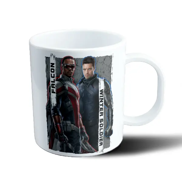 Taza de Plástico Falcon y The Winter Soldier
