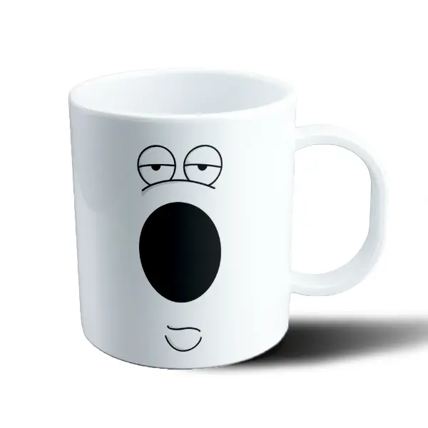 Taza de Plástico Family Guy Brian Griffin Cara