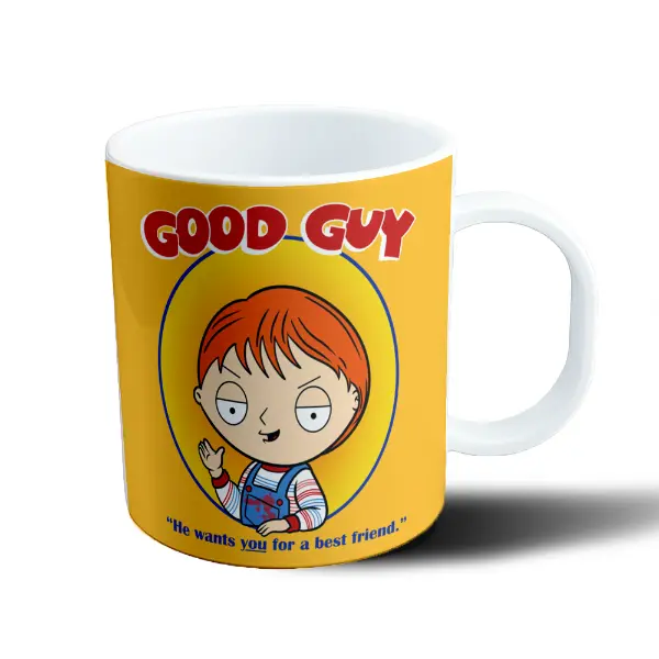 Taza de Plástico Family Guy Stewie Chucky Good Guy