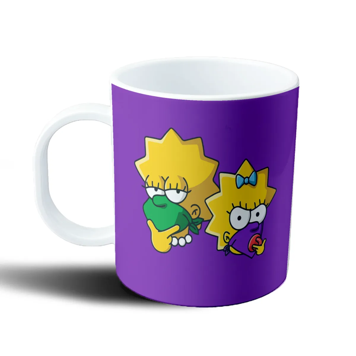 Taza de Plástico Los Simpson Lisa y Maggie - vista 2