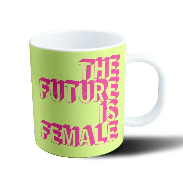 Taza de Plástico The Future Is Female