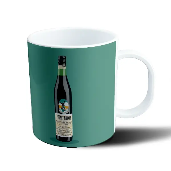 Taza de Plástico Fernet Branca Botella