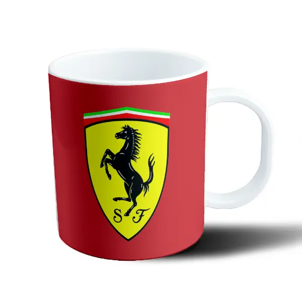 Taza de Plástico Ferrari Escudo Caballo Rampante