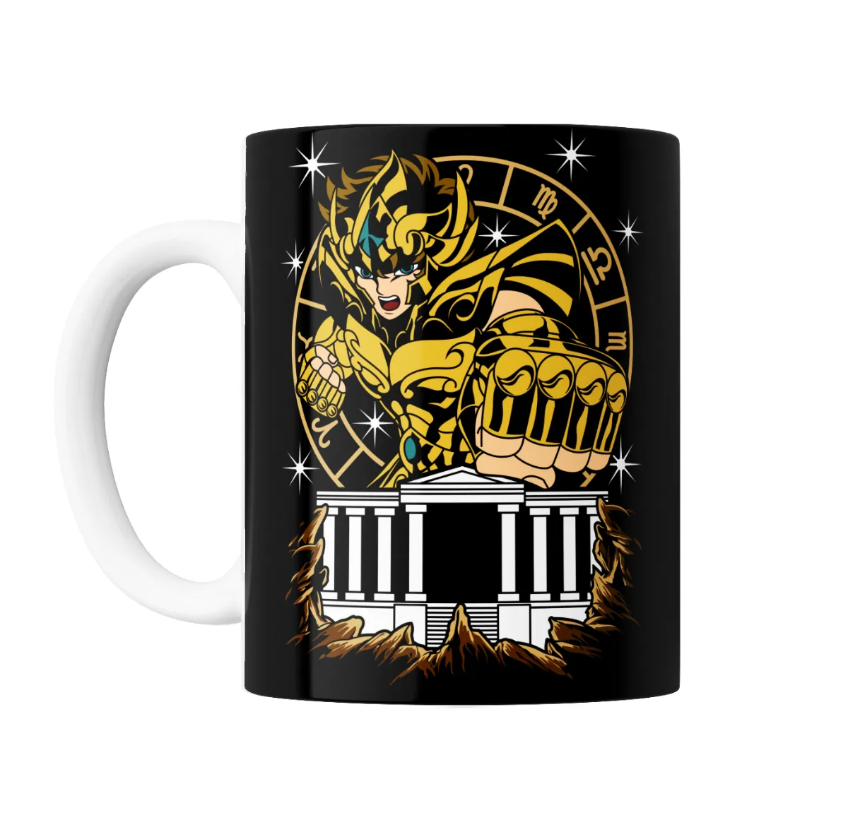 Taza de Cerámica Caballeros del Zodiaco Shaka de Virgo - vista 2