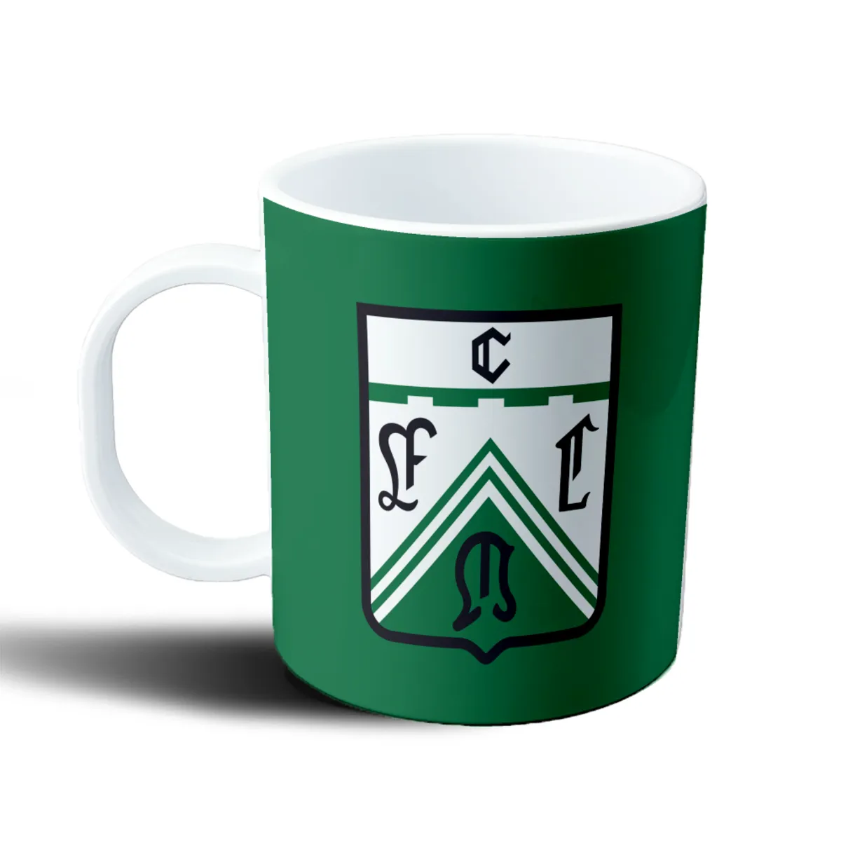 Taza de Plástico Ferro Escudo Verde y Blanco - vista 2