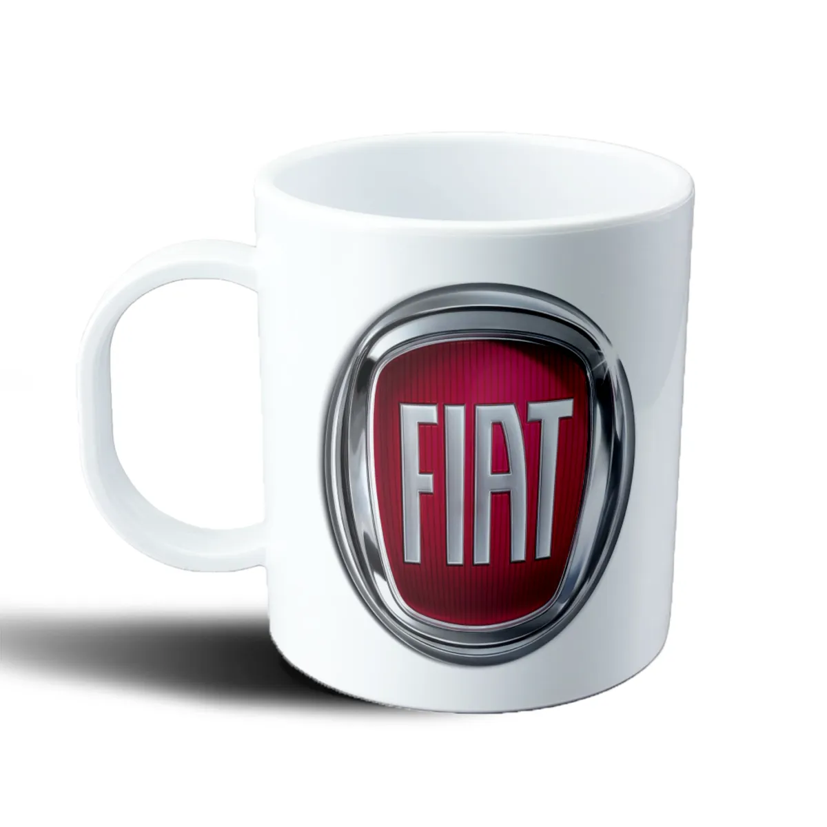 Taza de Plástico Fiat Logo Rojo - vista 2