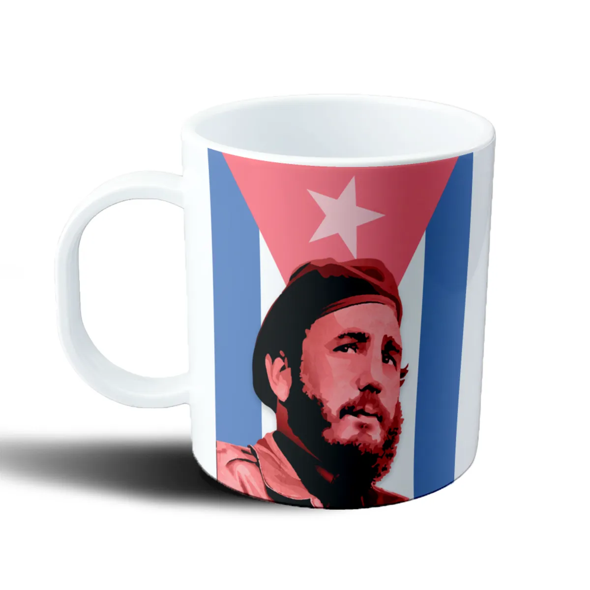 Taza de Plástico Fidel Castro Bandera de Cuba - vista 2