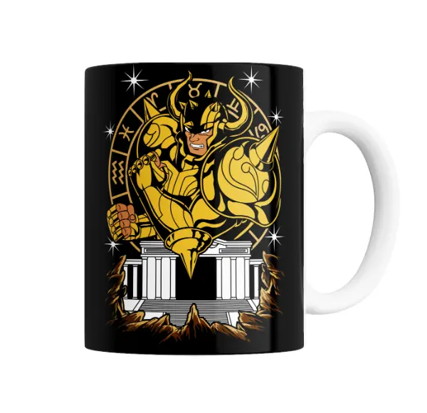 Taza de Cerámica Caballeros del Zodiaco Aldebarán de Tauro