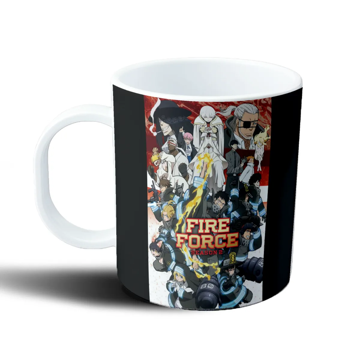 Taza de Plástico Fire Force Season 2 Personajes - vista 2