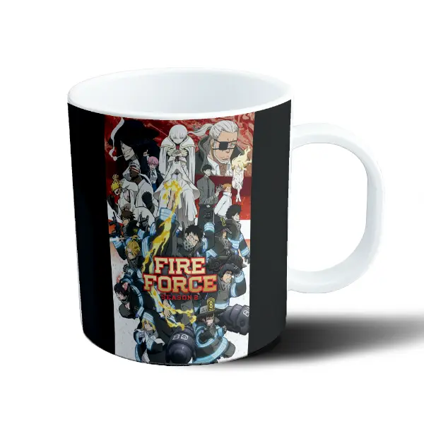 Taza de Plástico Fire Force Season 2 Personajes
