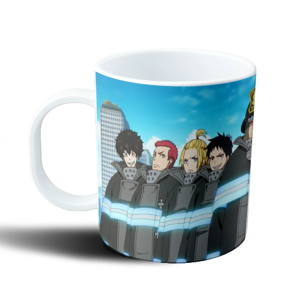 Taza de Plástico Fire Force Escuadrón 8 Tokio - vista 2