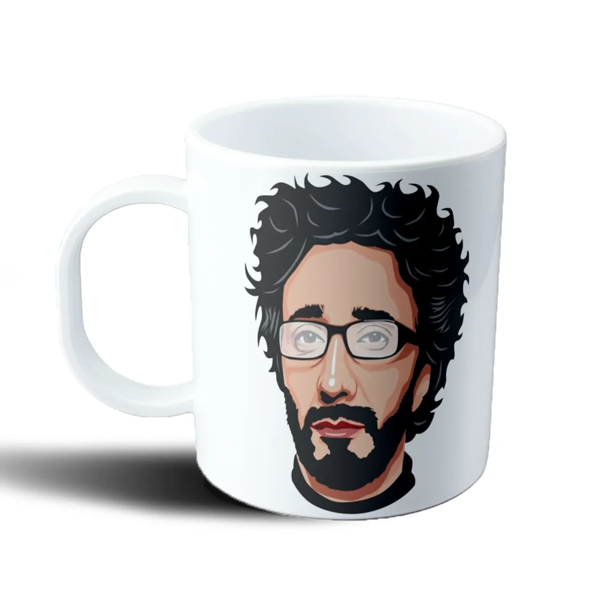 Taza de Plástico Fito Paez Caricatura - vista 2