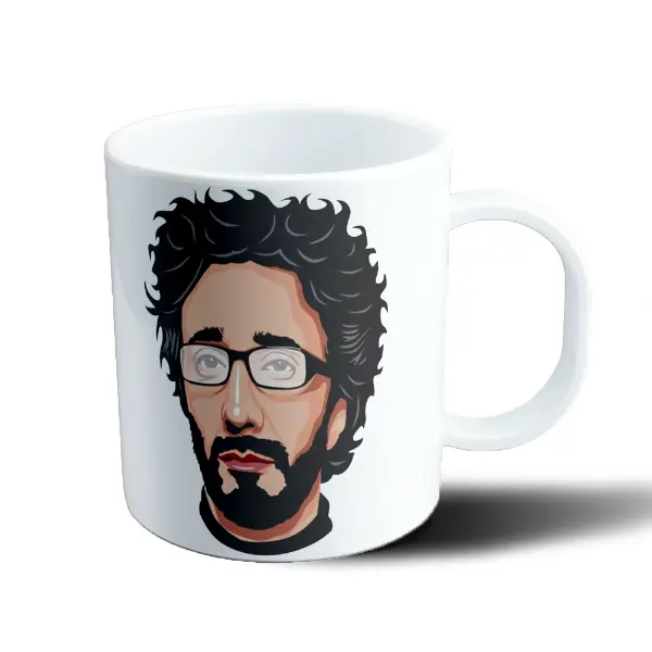 Taza de Plástico Fito Paez Caricatura