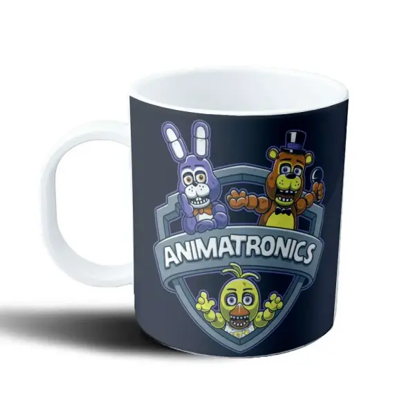 Taza de Plástico Five Nights at Freddys Animatronics Bonnie Freddy Chica