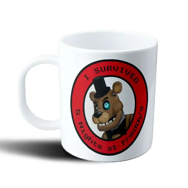 Taza de Plástico Five Nights at Freddys I Survived Freddy