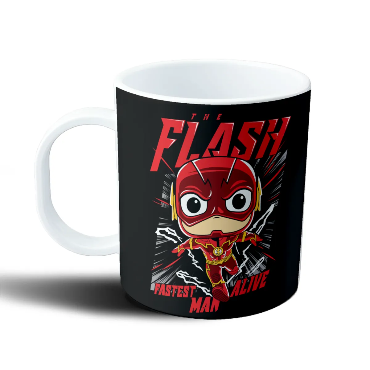 Taza de Plástico Flash Fastest Man Alive Chibi - vista 2