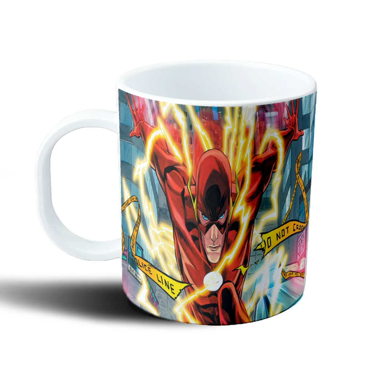 Taza de Plástico Flash DC Relámpagos Ciudad - vista 2