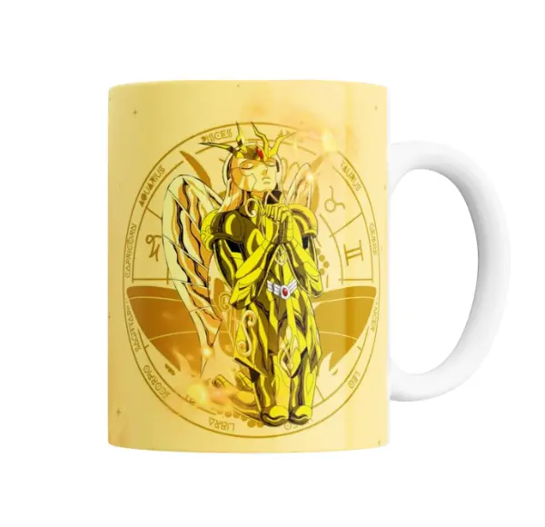 Taza de Cerámica Caballeros del Zodiaco Shaka de Virgo