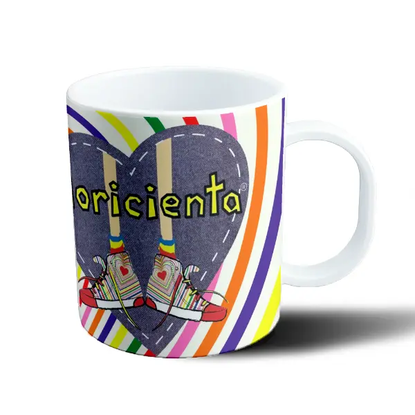 Taza de Plástico Floricienta Sonrisa Arcoíris