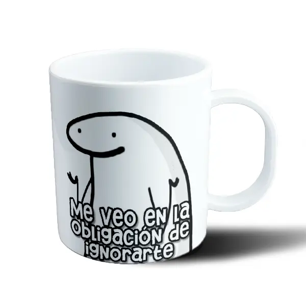 Taza de Plástico Flork Me veo en la obligación de ignorarte