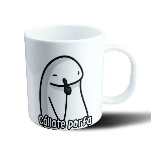 Taza de Plástico Flork Cállate Porfa