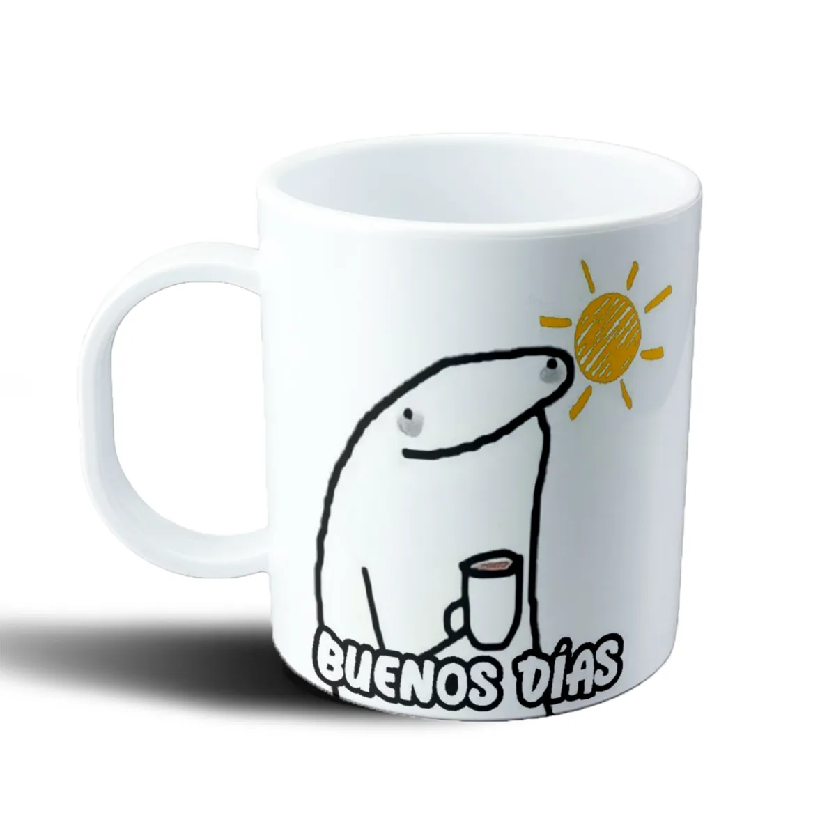Taza de Plástico Flork Buenos Días con Café - vista 2