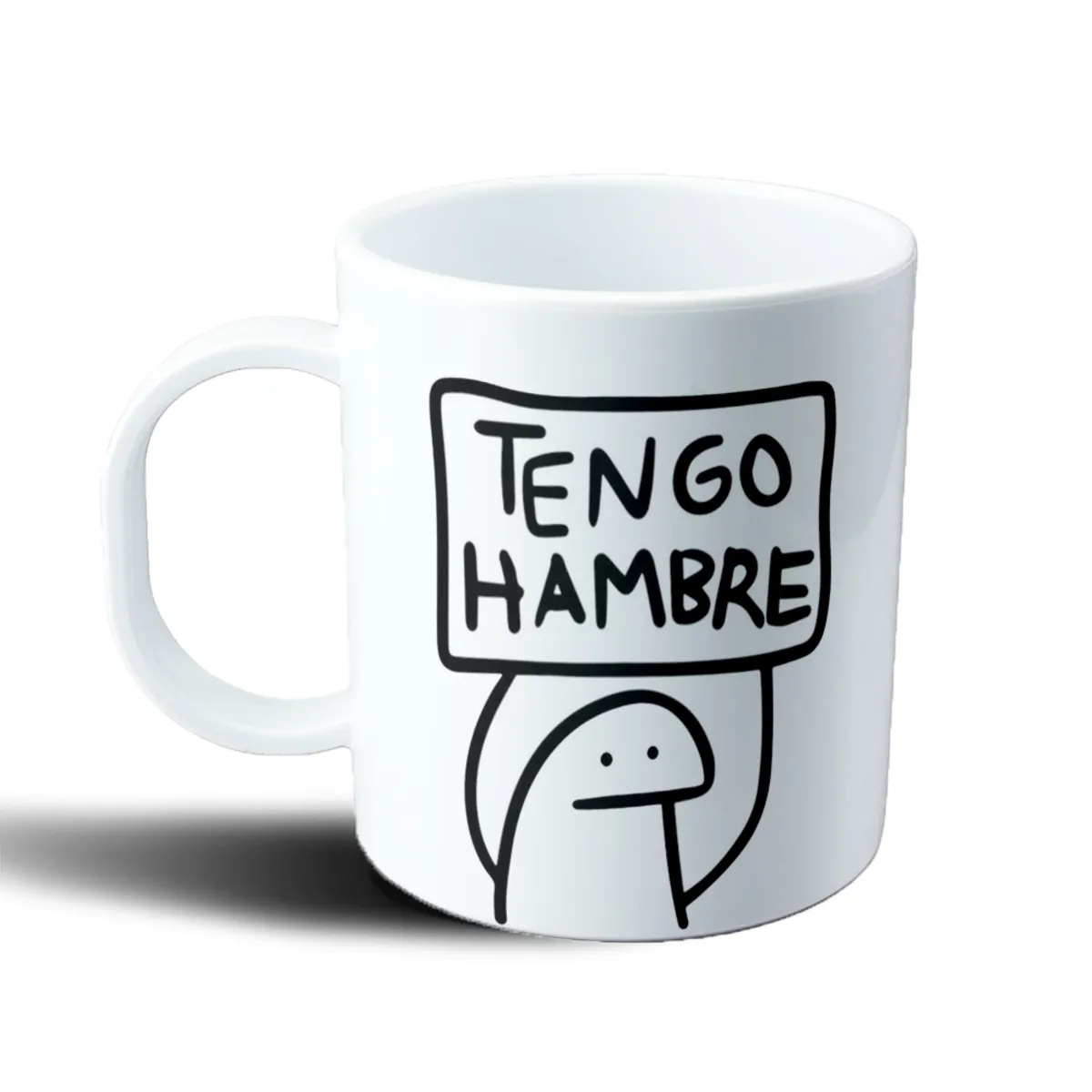 Taza de Plástico Flork Tengo Hambre - vista 2