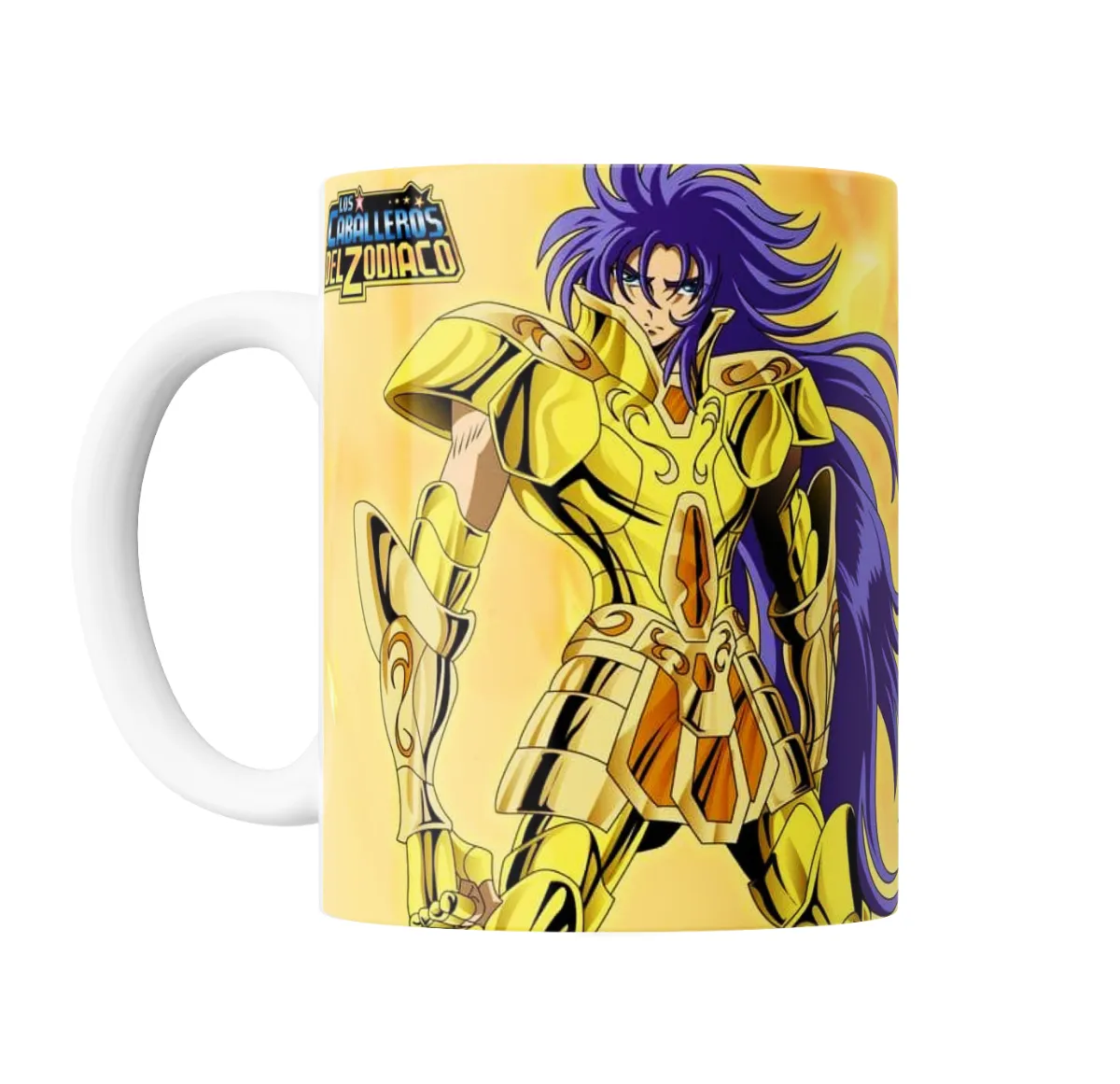 Taza de Cerámica Caballeros del Zodiaco Caballero Dorado - vista 2