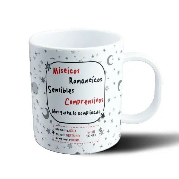 Taza de Plástico Flork Signos Piscis