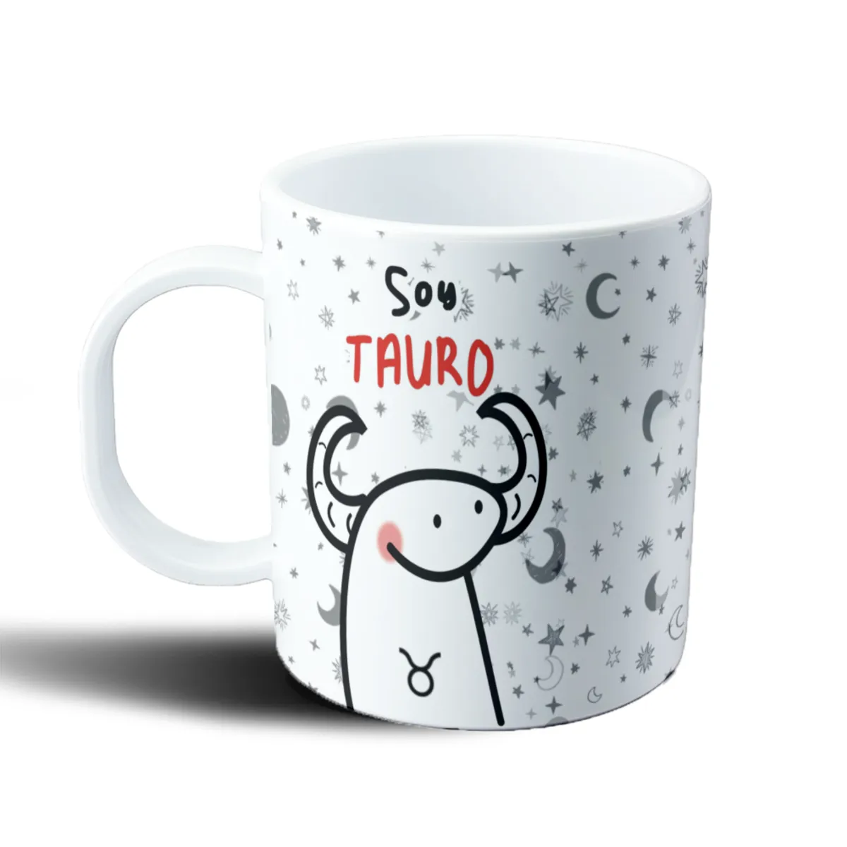 Taza de Plástico Flork Tauro Signo Zodiacal - vista 2