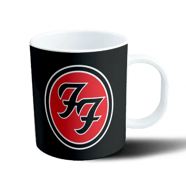 Taza de Plástico Foo Fighters Logo Rojo