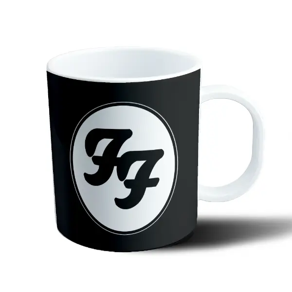 Taza de Plástico Foo Fighters Logo Negro