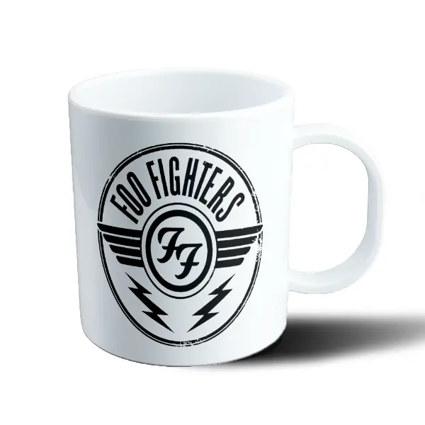 Taza de Plástico Foo Fighters Logo Circular con Rayos