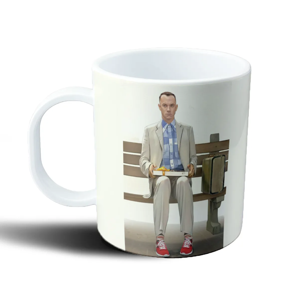 Taza de Plástico Forrest Gump Banco de Parque - vista 2