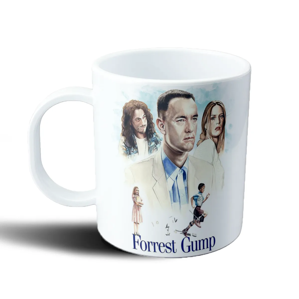 Taza de Plástico Forrest Gump Película Diseño Ilustrado - vista 2