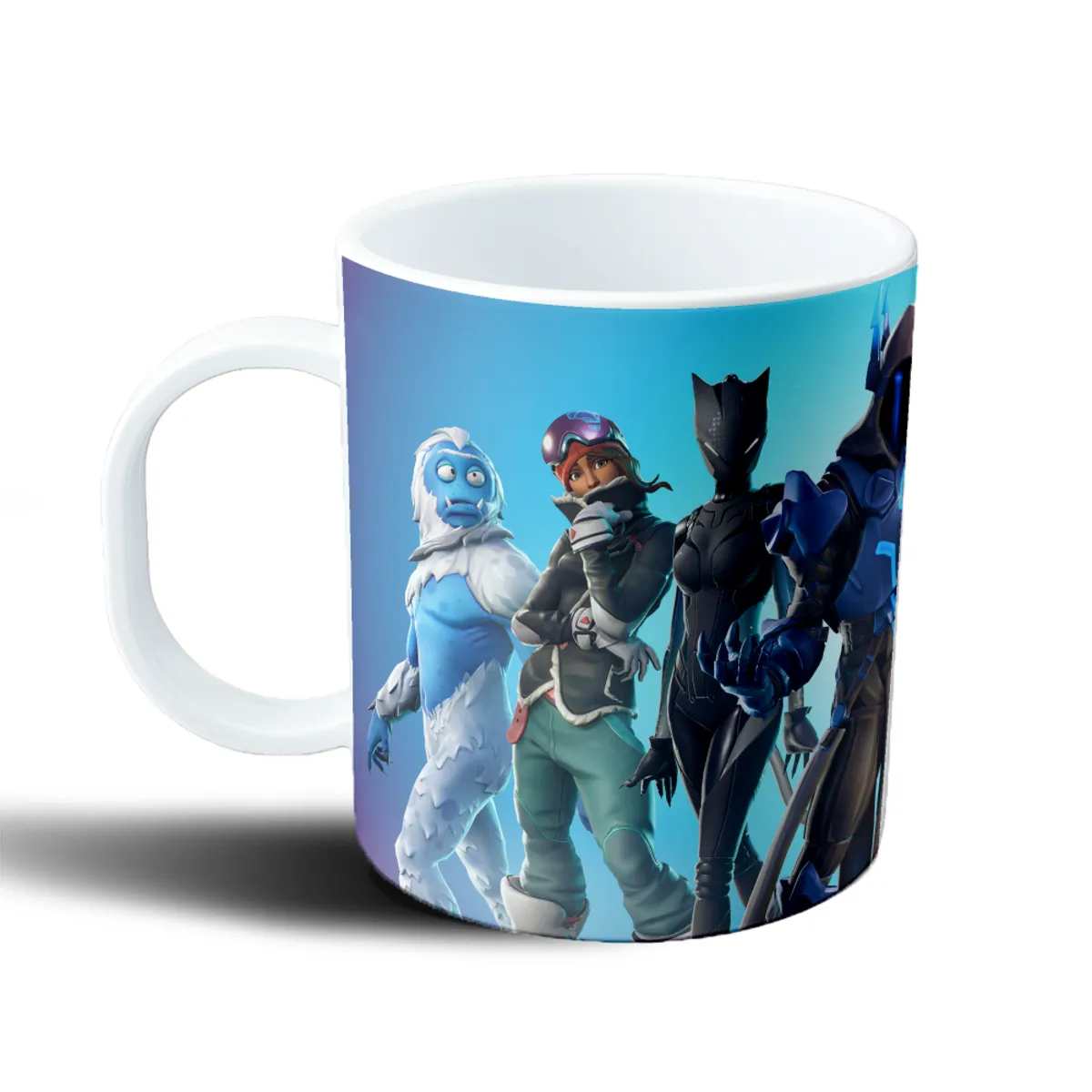 Taza de Plástico Fortnite Personajes Azul - vista 2