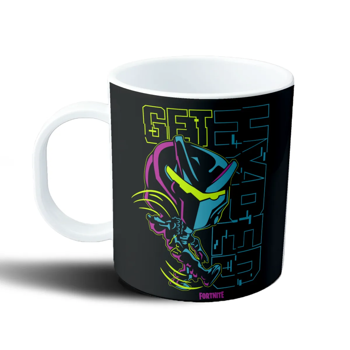 Taza de Plástico Fortnite Get Neón Casco Garras - vista 2