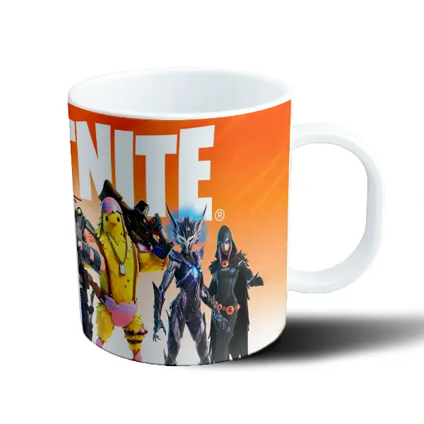 Taza de Plástico Fortnite Personajes Equipo
