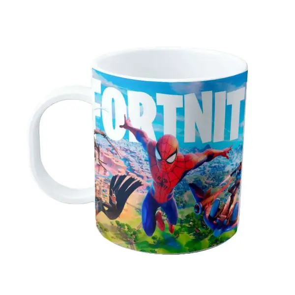 Taza de Plástico Fortnite Spider-Man Volando